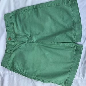 Vineyard Vines shorts 8 boys youth solid green